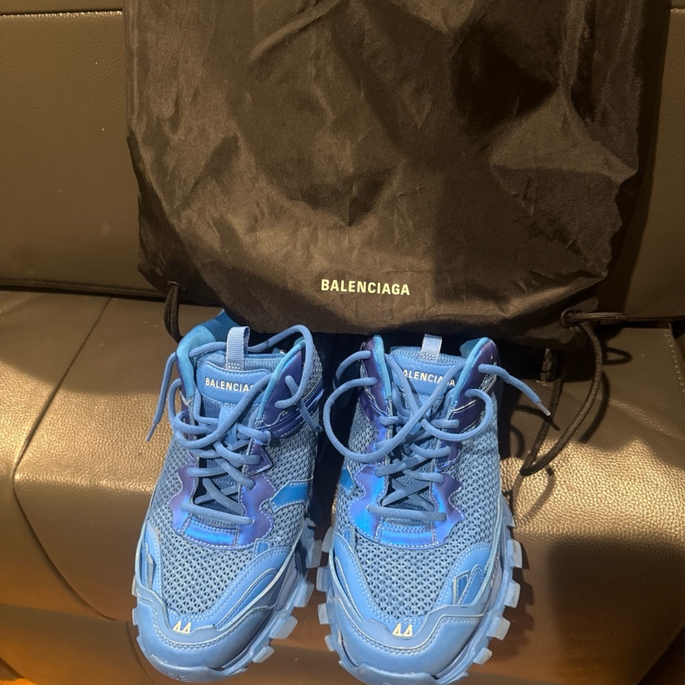 Balenciaga mens Blue Sneakers